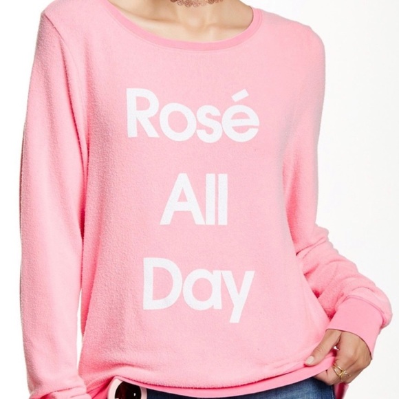 Wildfox Sweaters - Rosé all day wildfox sweater